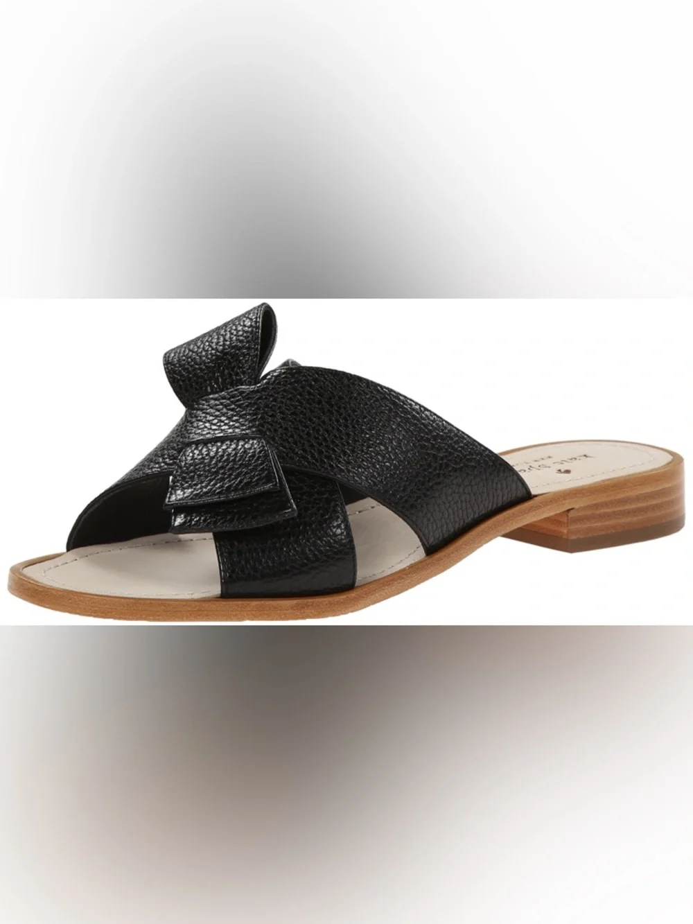 KATE SPADE Becky Bow Crisscross Leather Sandals 9.5